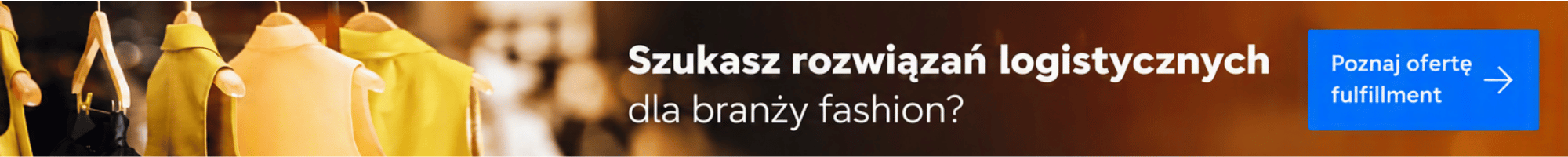 Grafika przedstawiająca produkty fashion przekierowująca do strony fulfillment arvato